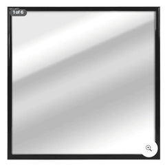 Inspire Lila Mirror 30cm x 30cm - Black