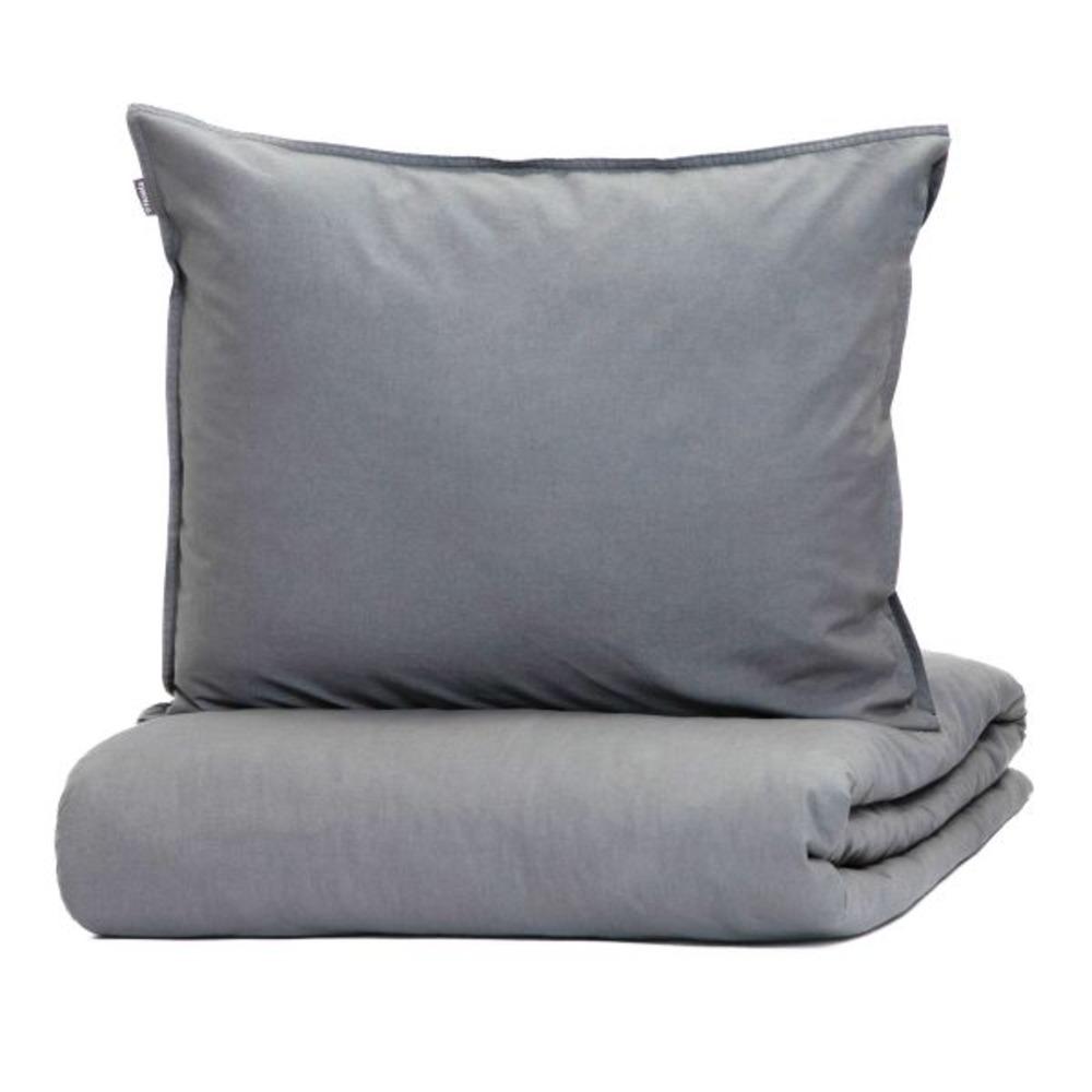 Homla Kinsey Double Bed Linen Grey 200X220cm & 2*50X60cm