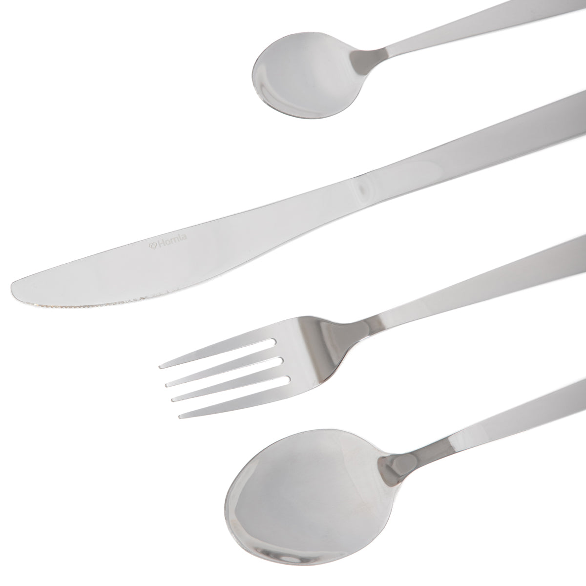 Homla Fabro Cutlery Set Silver 24 Piece Set