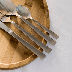 Homla Fabro Cutlery Set Silver 24 Piece Set