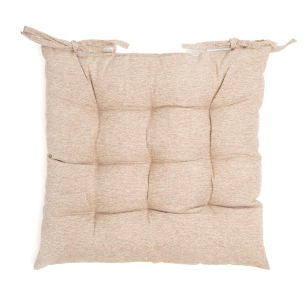 Homla Asam Chair Cushion Quilted 40X40cm Beige