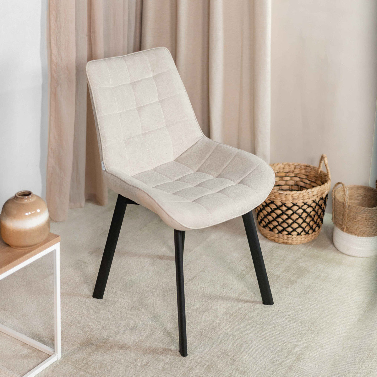 Homla COLIN Chair beige  53x61x88cm