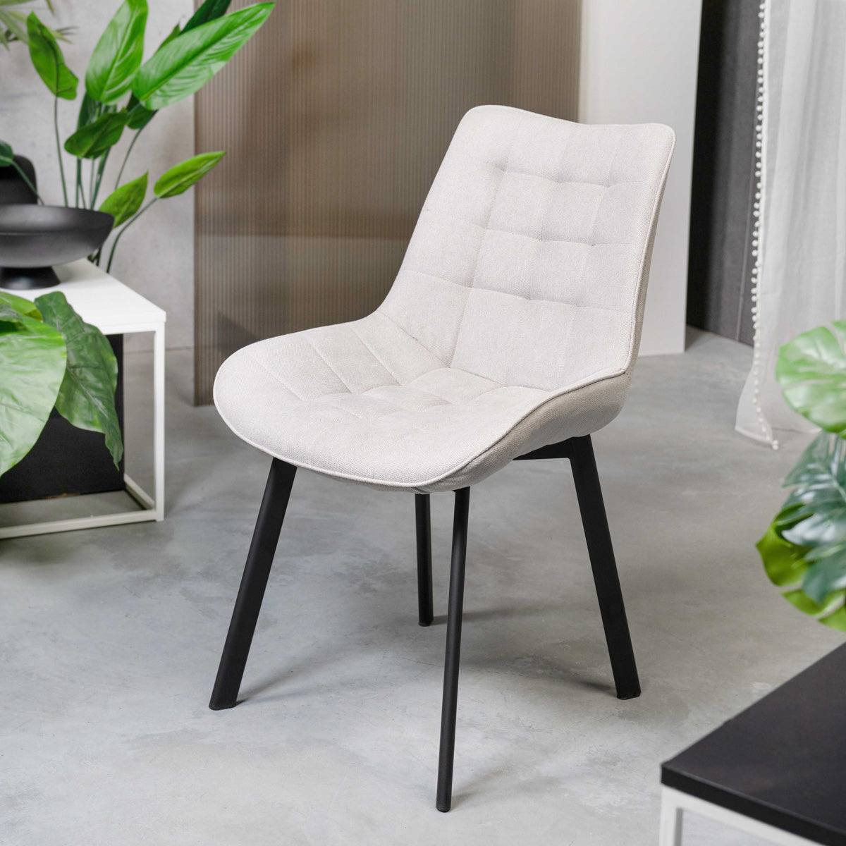 Homla COLIN Chair beige  53x61x88cm