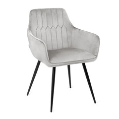 Homla ETIENNE Chair Light Grey 56x61x86cm