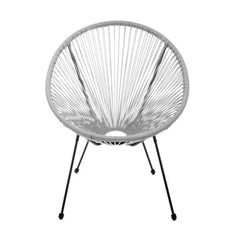 Homla Acapulco Garden Chair Grey 93x73x85cm