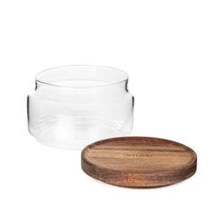 Homla Gabin Glass Container With Acacia Lid 0.7L