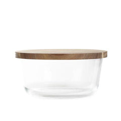 Homla Maira Glass Transparent Container 19x10cm