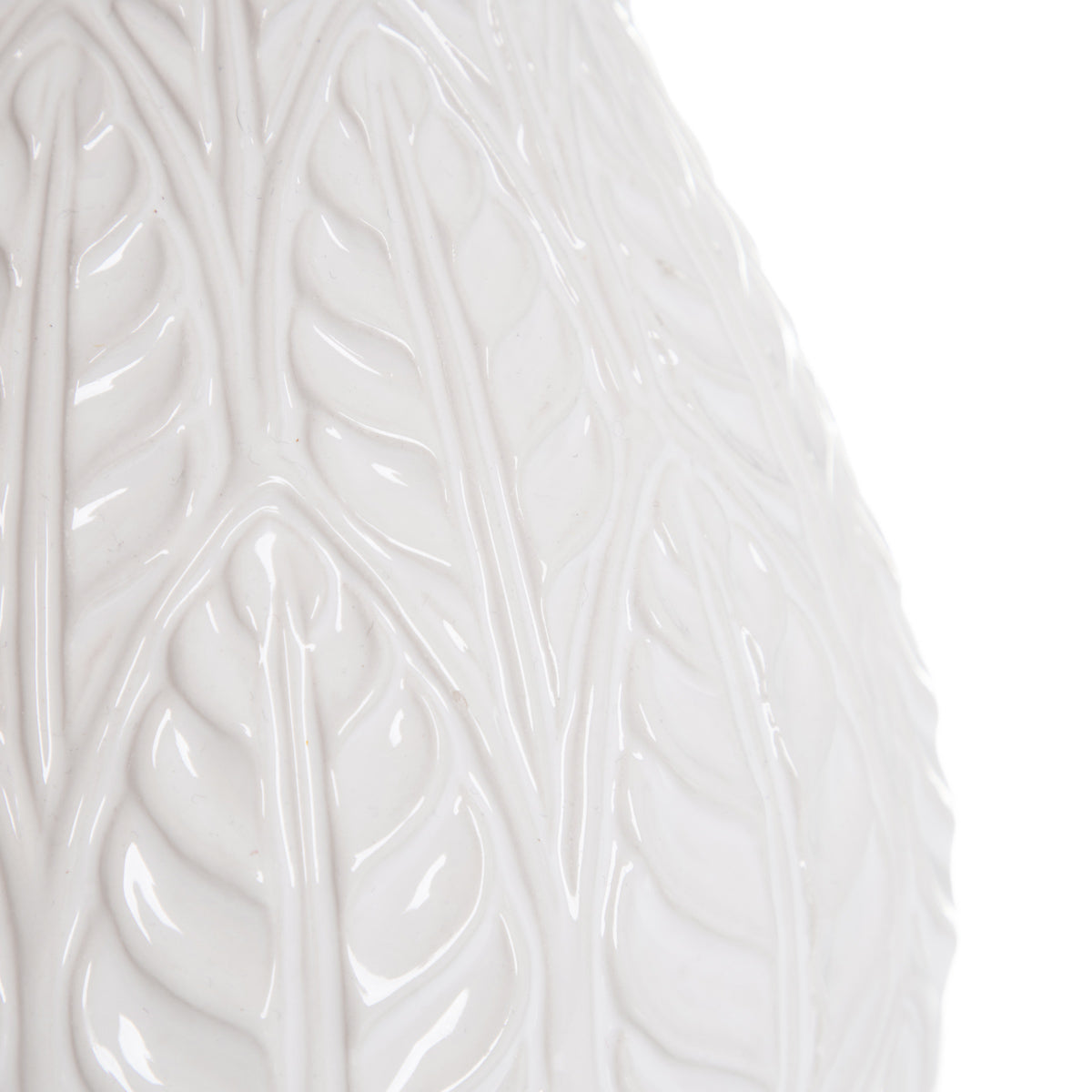 Homla Natto Vase Ecru 15x15x24cm
