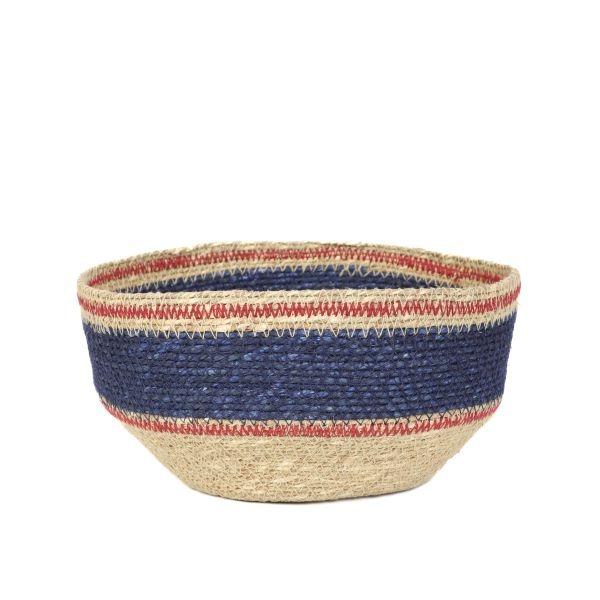 Homla Maura Decorative Striped Basket 23x23x13cm