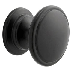 Inspire Knob Audric,Dia.30. 5Mm Zamak Matt Black Painted 2Pcs,