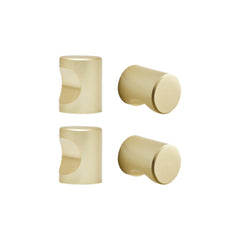 Inspire Knob Omna D19.5 Mm Brass Brushed Matt 4 Pcs,