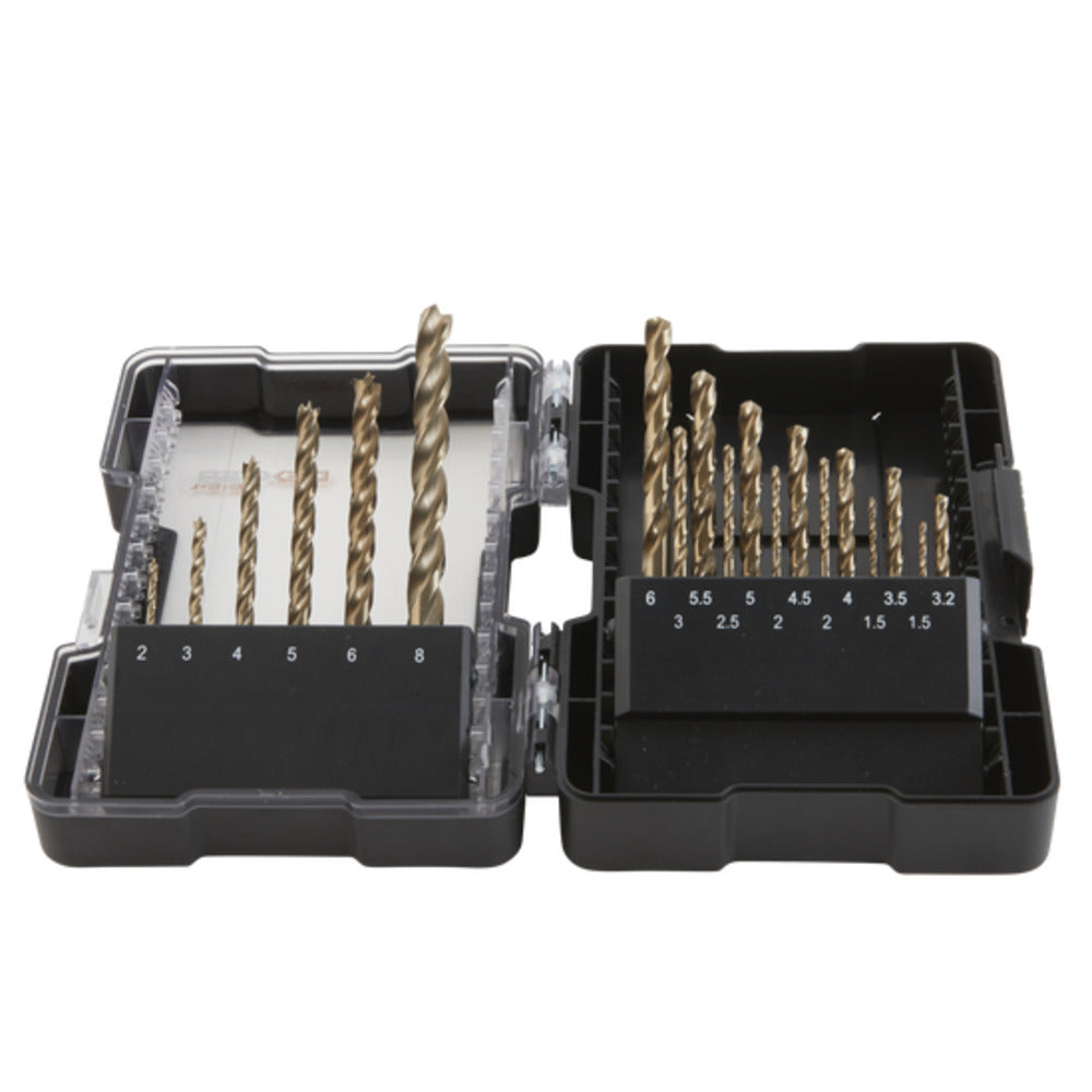 Dexter Pro - 19Pc Drill Set - 6 Hardwood, 13 Metal,