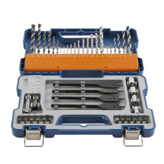 Dexter - 56Pc Drill Set - 10 Wood,11 Metal,6 Masonry,21 Bits,8 Access,