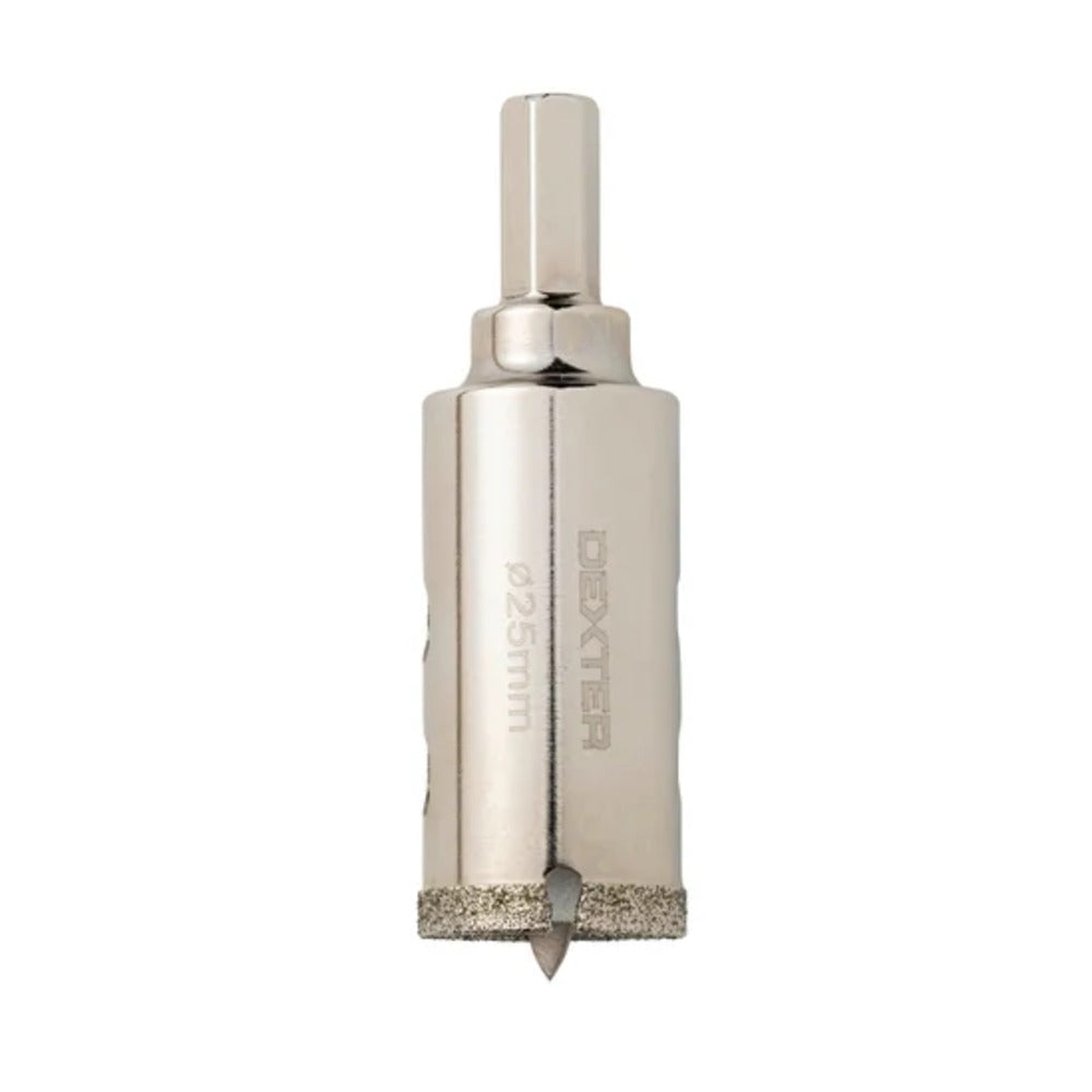 Dexter - Hard Ceramic Diamond Hole Saw 25Mm Hex Shank 1Pc,