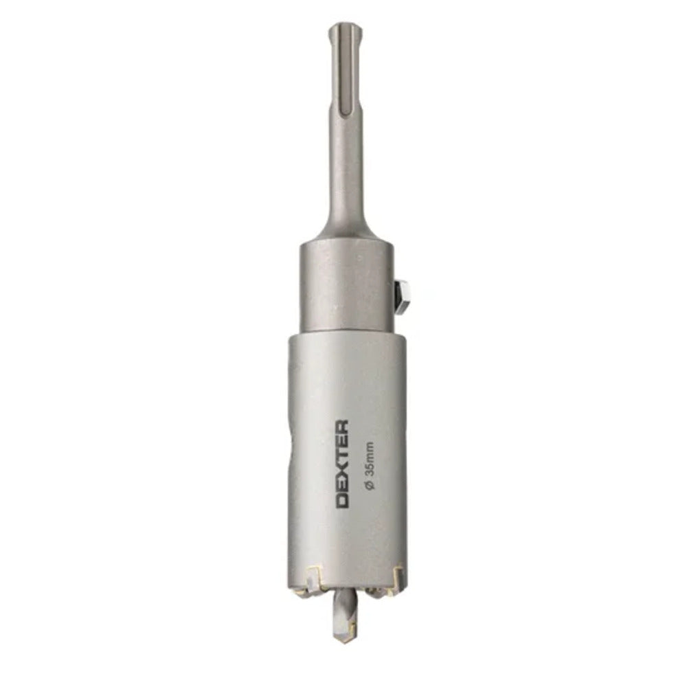 Dexter - Concrete Tct Hole Saw 35Mm Sds + 1Pc,