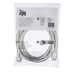 Nerea Shower Hose S.S Polished Chrome 2M Acs,