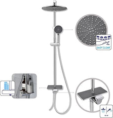 Sensea Easy Full System W/O Faucet Acs Chrome,