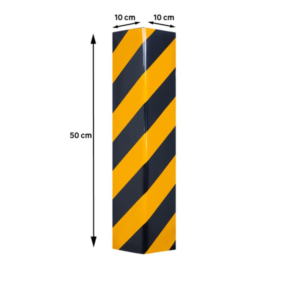 Standers Foam Protection For Garage Angle Black And Yellow 50X20 Cm,