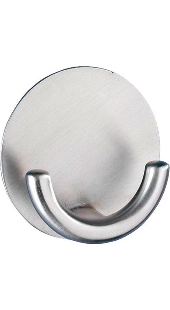 Wenko Wall Hook Stainless Steel Rondo, Silver Matt