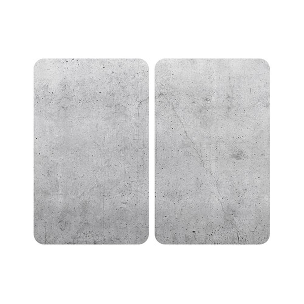 Wenko Glass Covers Universal  2 pcs, Concrete