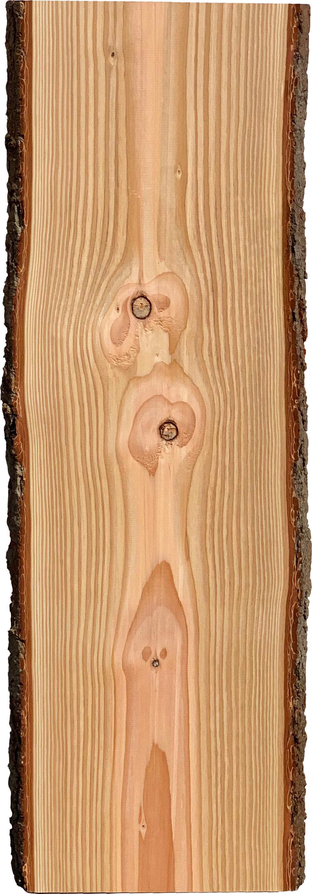 DOUGLAS FIR BOARD WITH BARK 30X1200X300/350cm