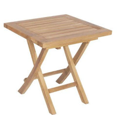 Mini Square Folding Table In Teak