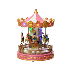 Lumineo BO Led Plastic Carousel 18 x 23.5cm