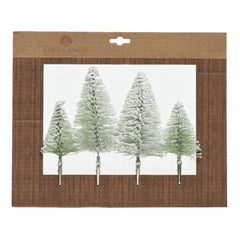 Everlands Mini Tree Set of 4 Pieces with Clip 14cm