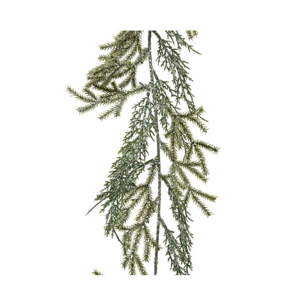 Everlands Snowy Garland with Glitter Finish 1.8m