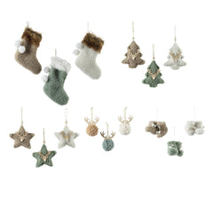 Decoris Hanging Polyester Figure - 15 Assorted