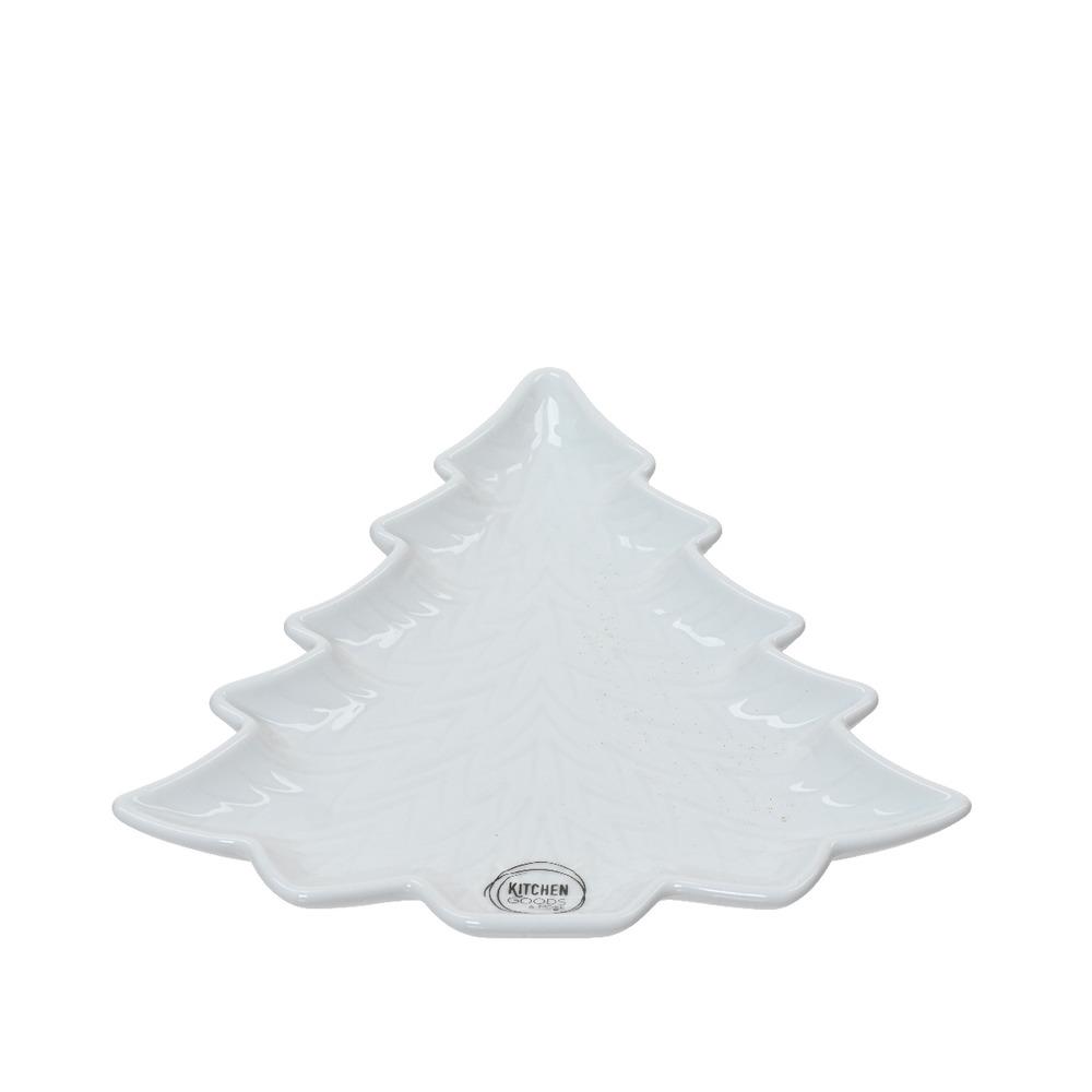 Kitchen Goods Porcelain Plate 19 x 20cm - Tree