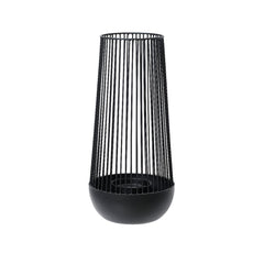 Decoris Iron Lantern 14 x 30cm - Black