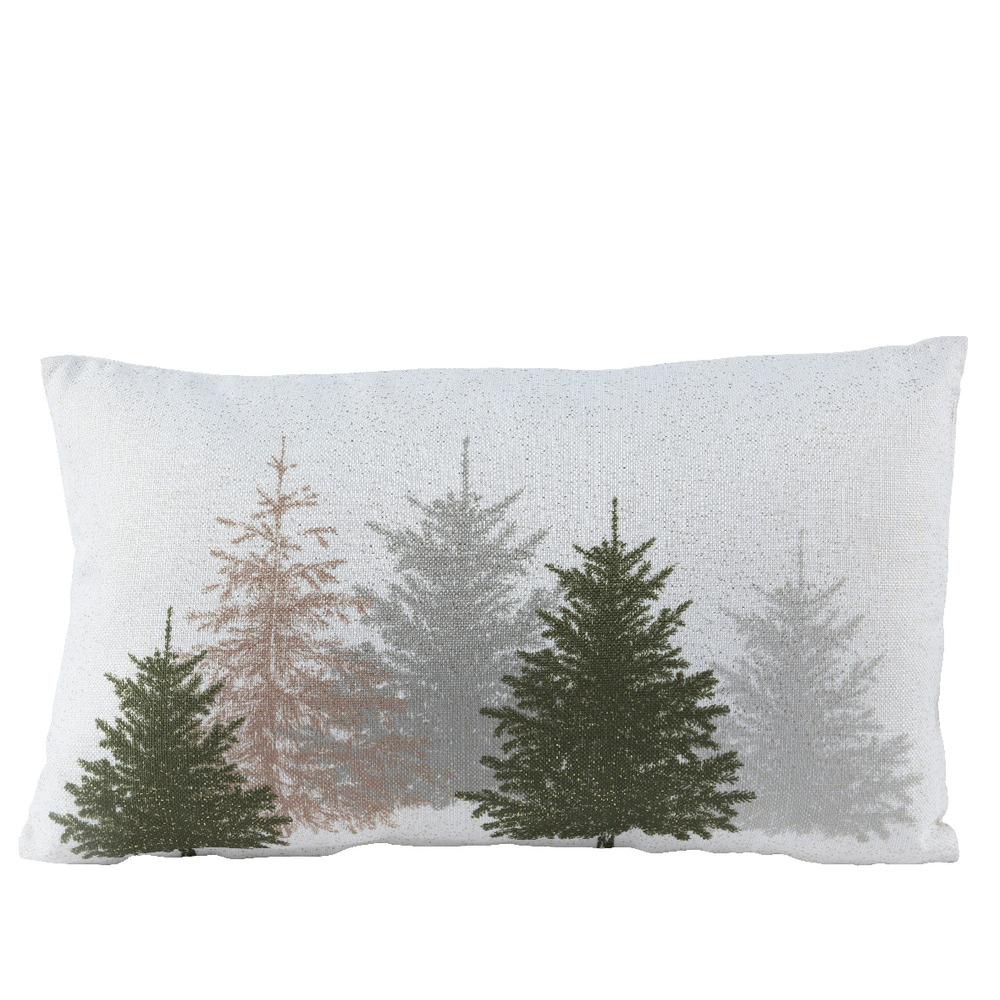 Decoris Polyester Cushion with Trees 50 x 30cm