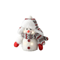 Lumineo BO Led Hanging Snowman Figure 18cm - 3 Assorted