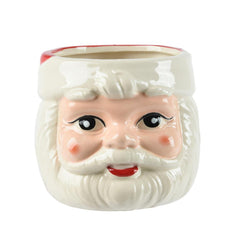 Decoris Dolomite Planter 14cm - Santa Face