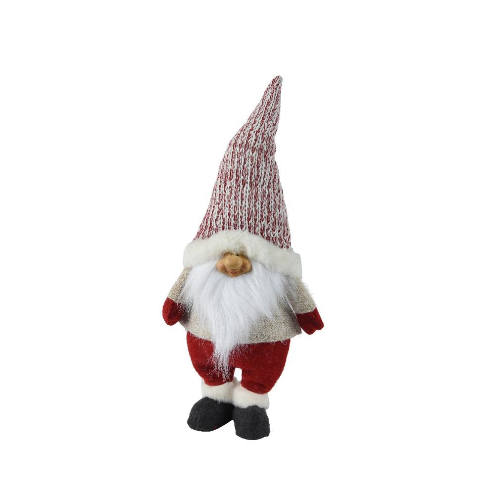 Decoris Polyester Standing Gnome 145cm - Red