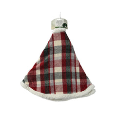 Decoris Polyester Tree Skirt 100cm - Plaid