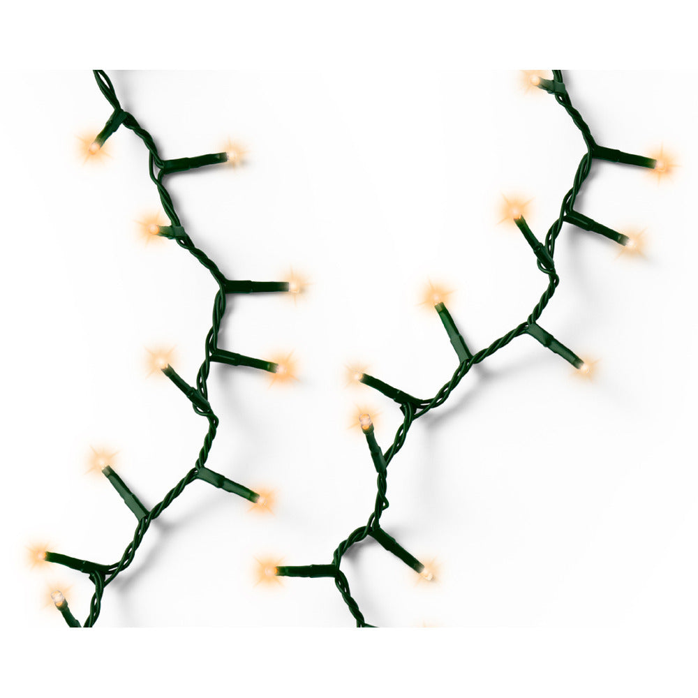 Lumineo Compact Twinkle 750 Led String Lights 16m - Green/Warm White and Classic Warm