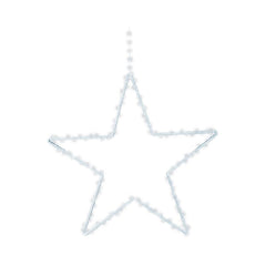 Lumineo BO Micro-Led Hanging Star 60cm - Cool White