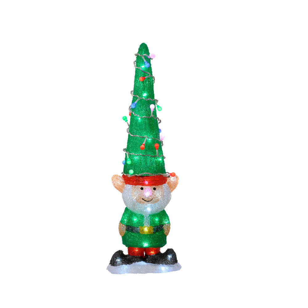 Lumineo Led Acrylic Elf Figure 60cm - Cool White