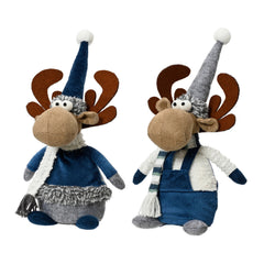 Decoris Polyester Deer 30cm - 2 Assorted,