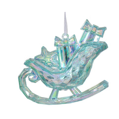 Decoris Hanging Acrylic Sled 14cm - Iris,