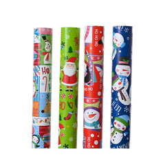 Decoris Gift Wrapping Paper 100 x 300cm - 4 Assorted,