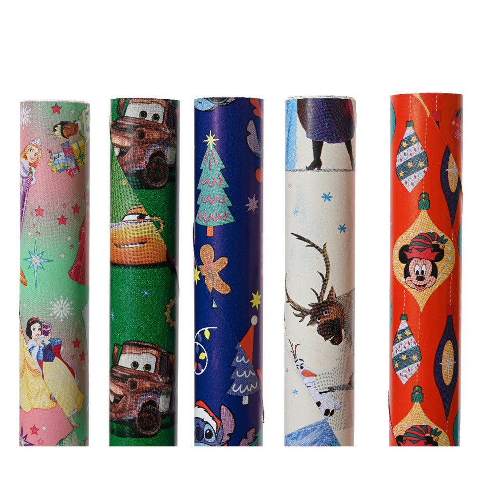 Decoris Gift Wrapping Paper 70 x 200cm - 5 Assorted,
