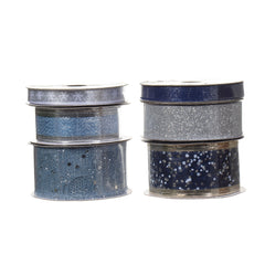 Decoris Polyester Ribbon 300cm - 6 Assorted,