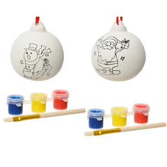 Dolomite Christmas Bauble Paint Set - 2 Assorted Designes