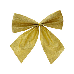 Decoris Hanging Bow Set of 5 Pieces - Light Gold,