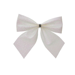 Decoris Hanging Bow Set of 5 Pieces - Winter White,