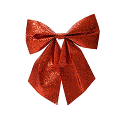 Decoris Hanging Bow Set of 3 Pieces - Christmas Red,