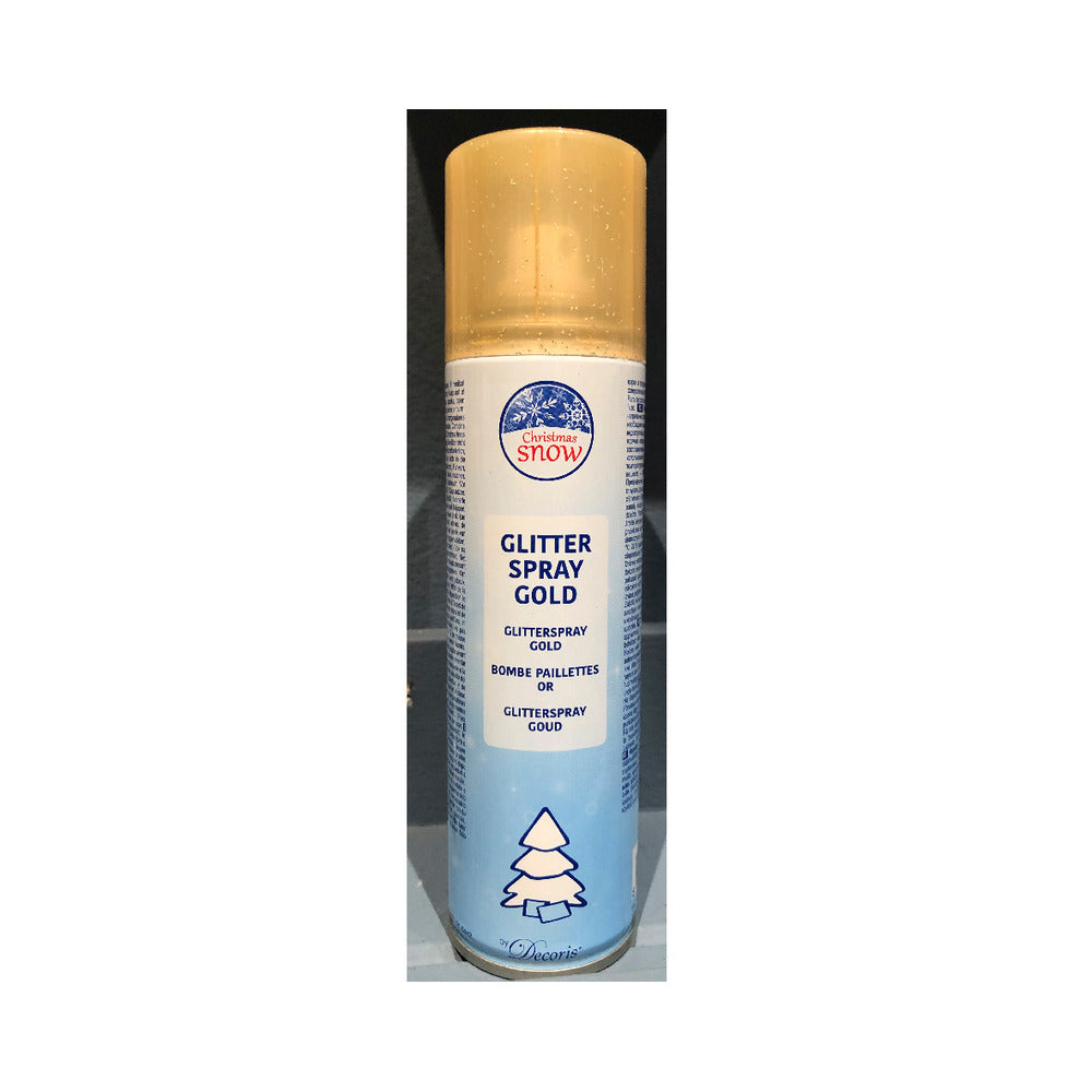 Decoris Gold Glitter Spray 200ml,